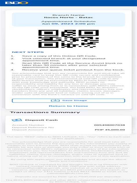 bdo online appointment qr code|Book Your Branch Visit BDO Unibank, Inc .